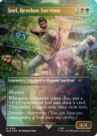 Joel, Resolute Survivor (Rainbow Foil)  [Secret Lair Drop Series] Foil