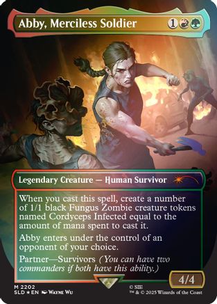 Abby, Merciless Soldier (Rainbow Foil)  [Secret Lair Drop Series] Foil