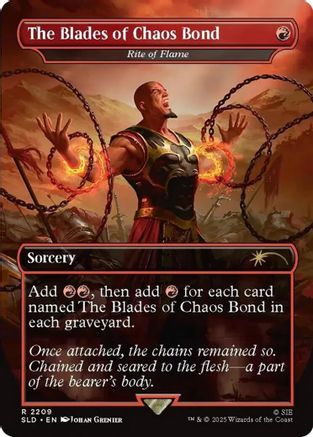 The Blades of Chaos Bond - Rite of Flame  [Secret Lair Drop Series]