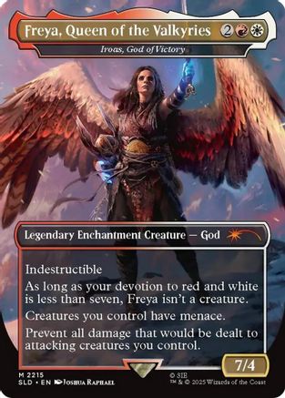 Freya, Queen of the Valkyries - Iroas, God of Victory  [Secret Lair Drop Series] Foil