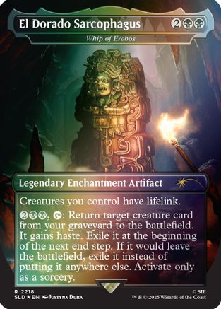 El Dorado Sarcophagus - Whip of Erebos (Rainbow Foil)  [Secret Lair Drop Series] Foil