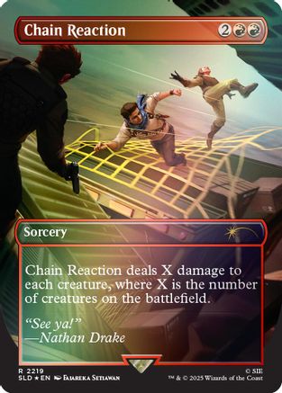 Chain Reaction (Rainbow Foil)  [Secret Lair Drop Series] Foil