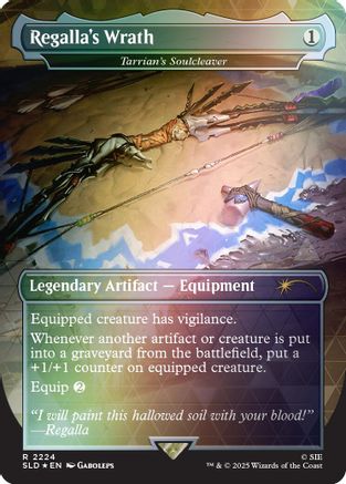 Regalla's Wrath - Tarrian's Soulcleaver (Rainbow Foil)  [Secret Lair Drop Series] Foil