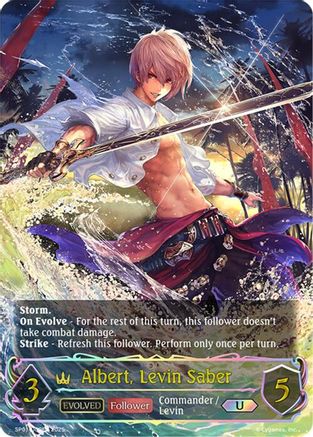 Albert, Levin Saber (Evolved) (U)