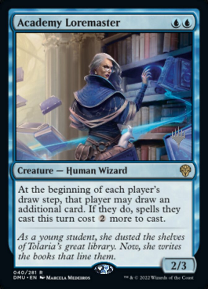 Academy Loremaster (Promo Pack) [Dominaria United Promos] Foil