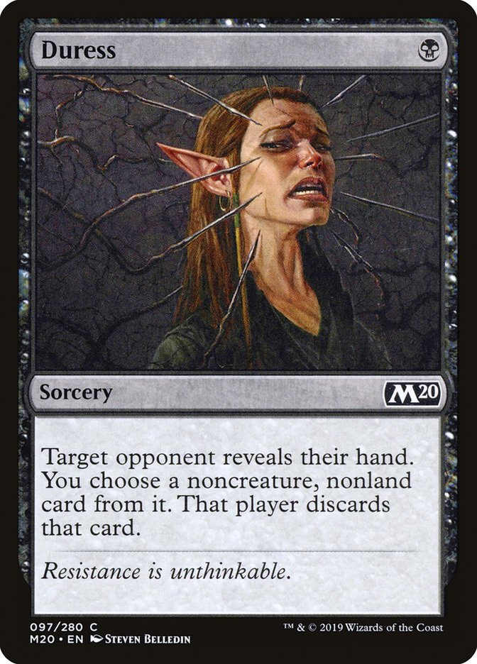 Duress [Core Set 2020] Foil