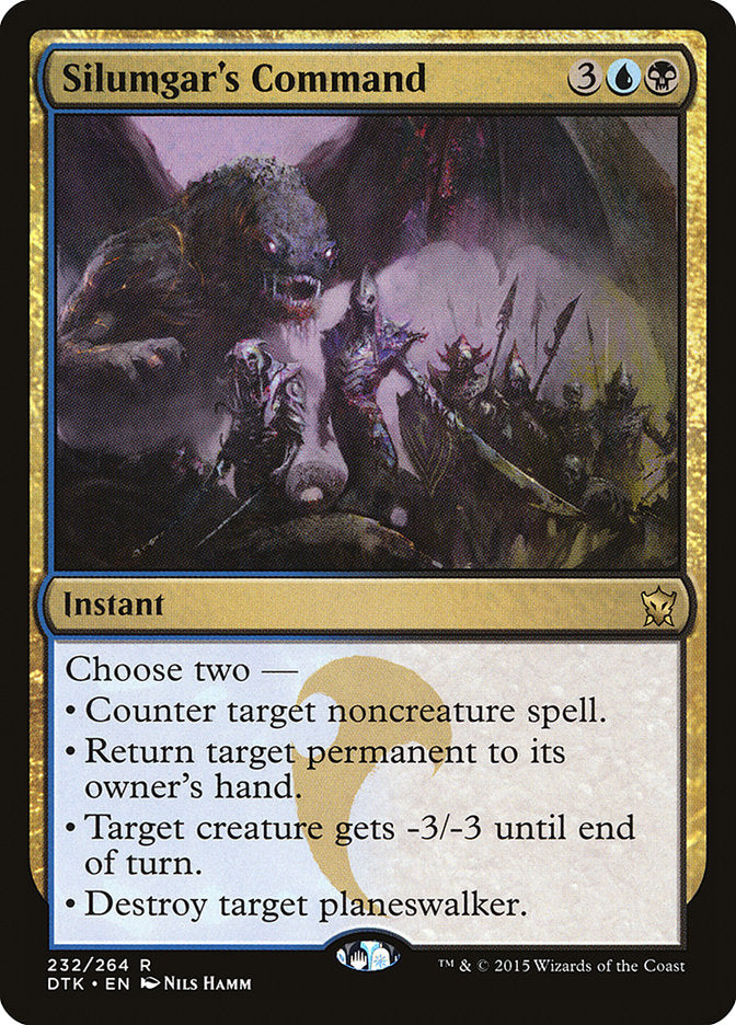 Silumgar's Command [Dragons of Tarkir] Foil