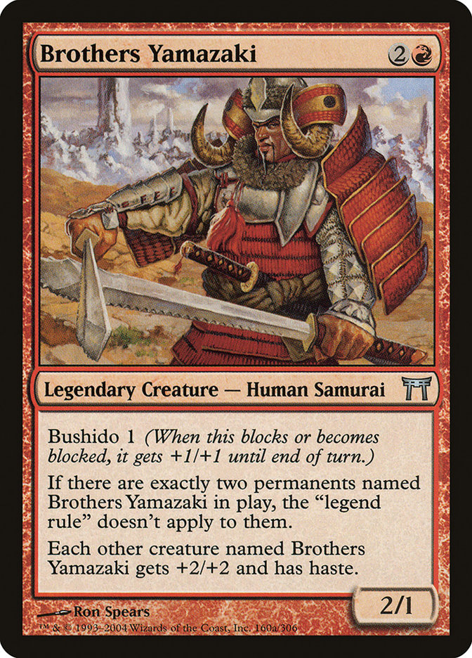 Brothers Yamazaki (160a/306) [Champions of Kamigawa] Foil