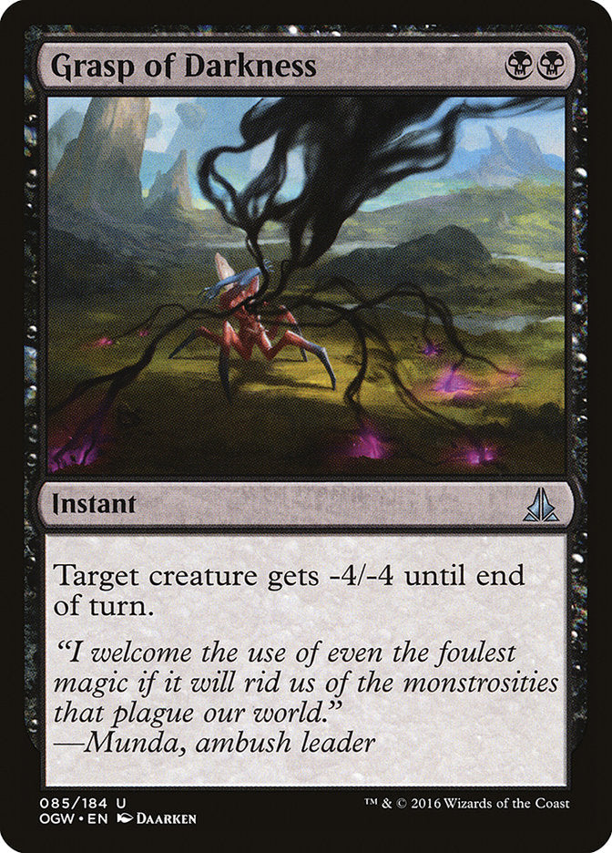 Grasp of Darkness [Oath of the Gatewatch] Foil