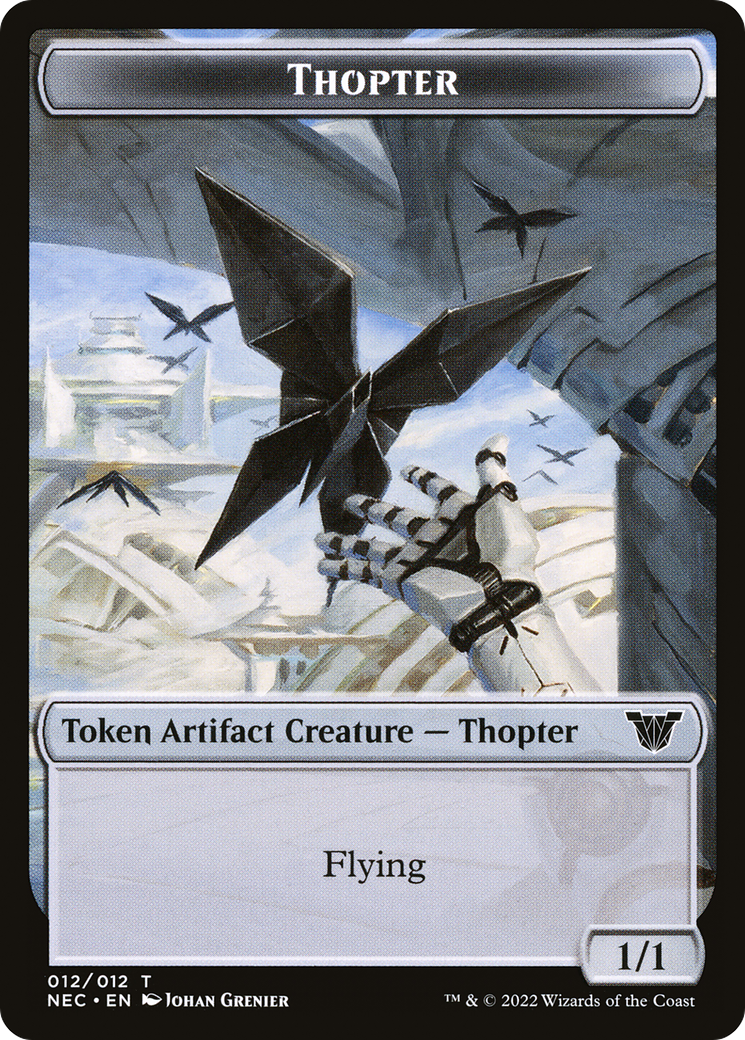Thopter  [Neon Dynasty Commander Tokens] Foil