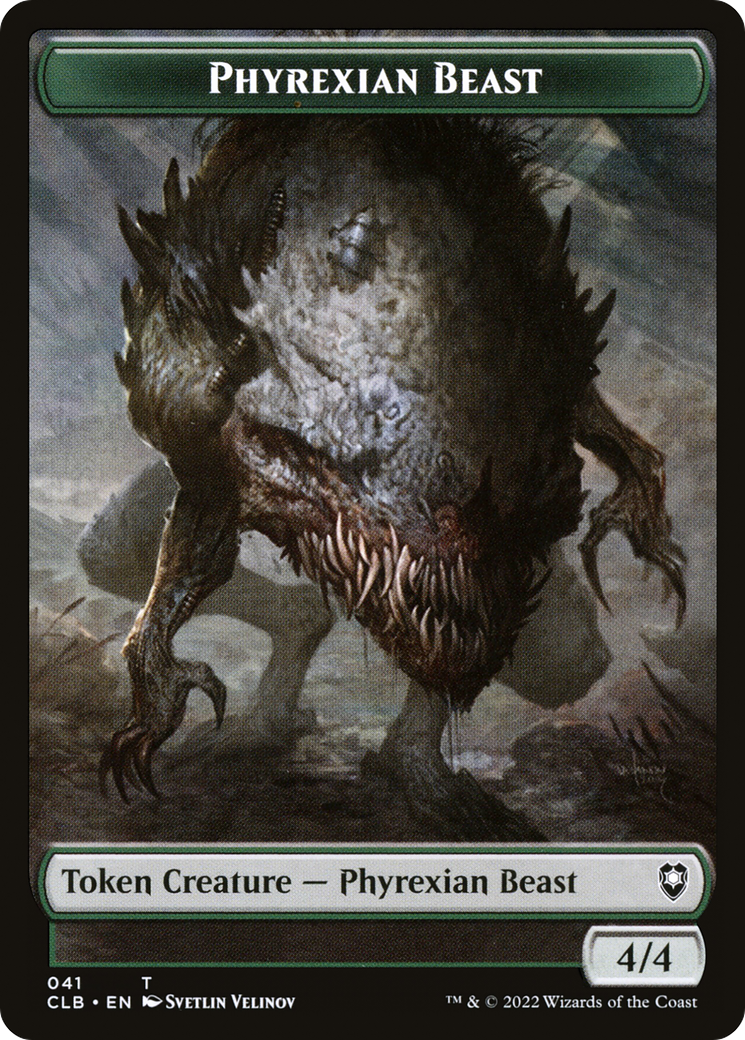 Phyrexian Beast  [Battle for Baldur's Gate Tokens]