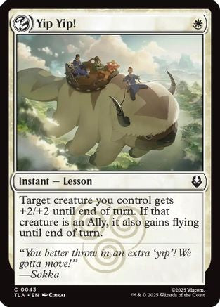 Yip Yip!  [Avatar: The Last Airbender]