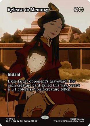Release to Memory (Borderless)  [Avatar: The Last Airbender: Eternal-Legal]