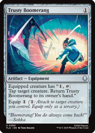 Trusty Boomerang  [Avatar: The Last Airbender] Foil