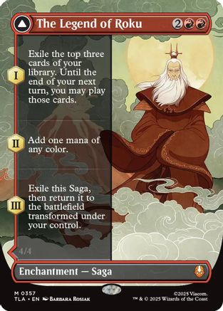 The Legend of Roku (Borderless)  [Avatar: The Last Airbender] Foil