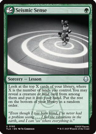 Seismic Sense  [Avatar: The Last Airbender] Foil