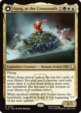 Aang, at the Crossroads  [Avatar: The Last Airbender] Foil
