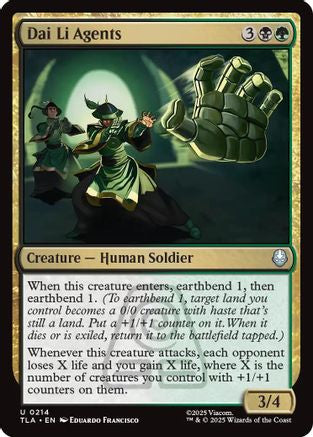 Dai Li Agents  [Avatar: The Last Airbender] Foil