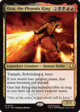 Ozai, the Phoenix King  [Avatar: The Last Airbender] Foil
