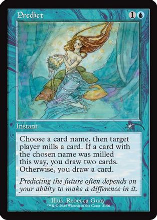 Predict (Retro Frame)  [Secret Lair Drop Series]