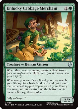 Unlucky Cabbage Merchant  [Avatar: The Last Airbender] Foil