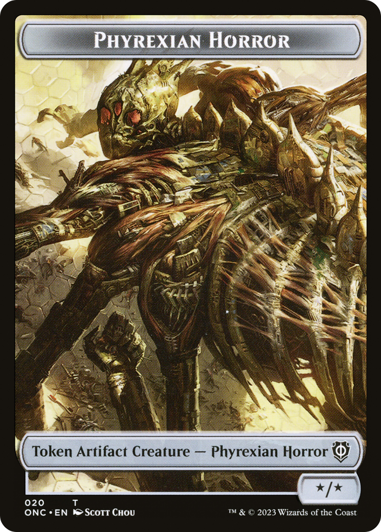 Phyrexian Horror  [Phyrexia: All Will Be One Commander Tokens]