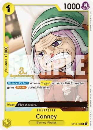 Conney (OP13-106) - [Carrying On His Will: 3rd Anniversary Tournament Cards]