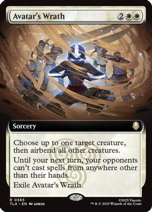 Avatar's Wrath (Extended Art)  [Avatar: The Last Airbender] Foil