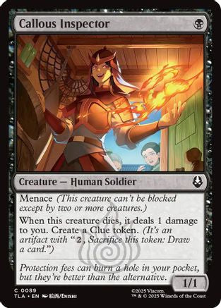 Callous Inspector  [Avatar: The Last Airbender]