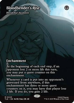 Bloodbender's Rise - Bloodchief Ascension (Borderless)  [Avatar: The Last Airbender: Eternal-Legal]