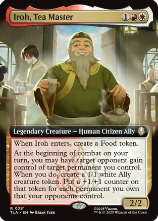 Iroh, Tea Master (Extended Art)  [Avatar: The Last Airbender] Foil