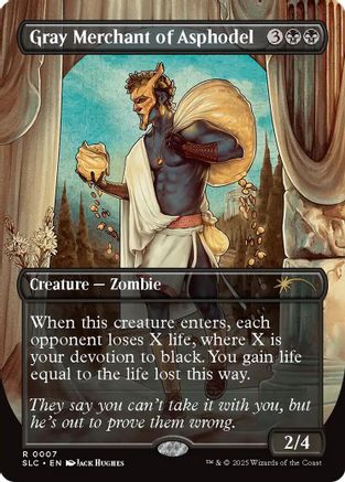 Gray Merchant of Asphodel  [Secret Lair Countdown Kit] Foil