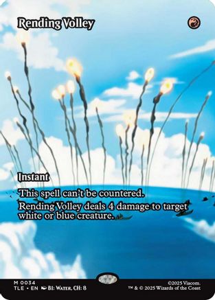 Rending Volley (Borderless)  [Avatar: The Last Airbender: Eternal-Legal] Foil