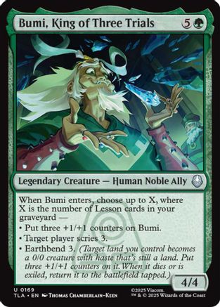 Bumi, King of Three Trials  [Avatar: The Last Airbender]