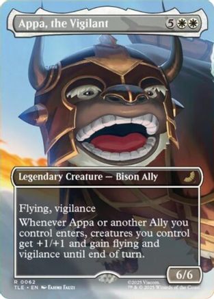 Appa, the Vigilant (Borderless)  [Avatar: The Last Airbender: Eternal-Legal]