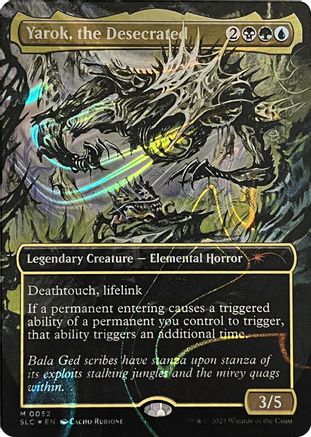 Yarok, the Desecrated (Halo Foil)  [Secret Lair Countdown Kit] Foil