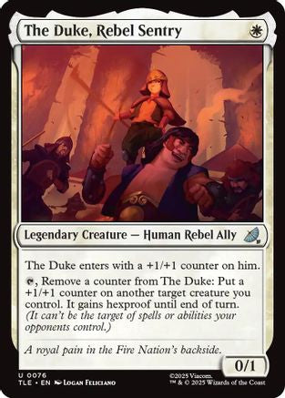The Duke, Rebel Sentry  [Avatar: The Last Airbender: Eternal-Legal]
