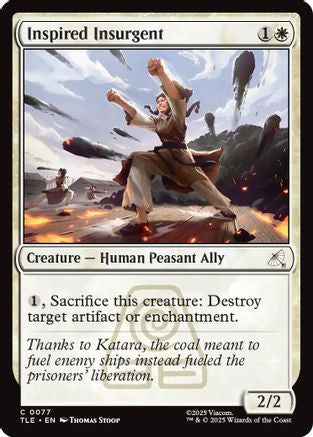 Inspired Insurgent  [Avatar: The Last Airbender: Eternal-Legal] Foil