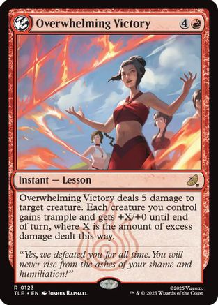 Overwhelming Victory  [Avatar: The Last Airbender: Eternal-Legal] Foil