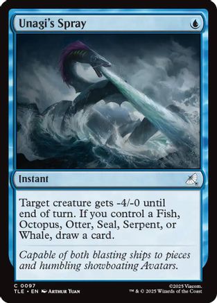 Unagi's Spray  [Avatar: The Last Airbender: Eternal-Legal] Foil