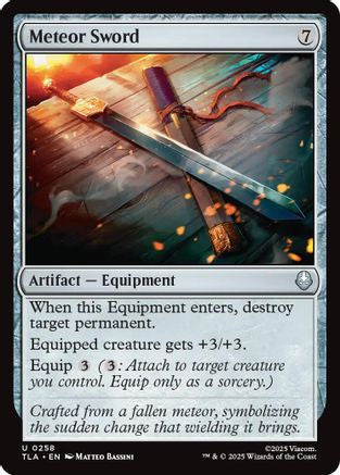 Meteor Sword  [Avatar: The Last Airbender] Foil