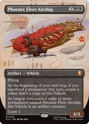 Phoenix Fleet Airship (Borderless)  [Avatar: The Last Airbender]
