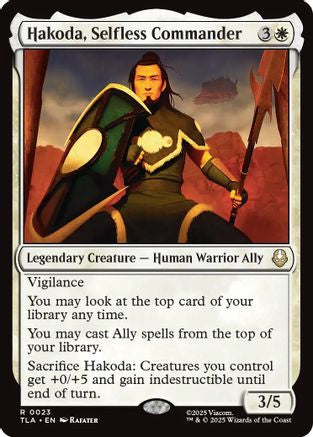 Hakoda, Selfless Commander  [Avatar: The Last Airbender] Foil