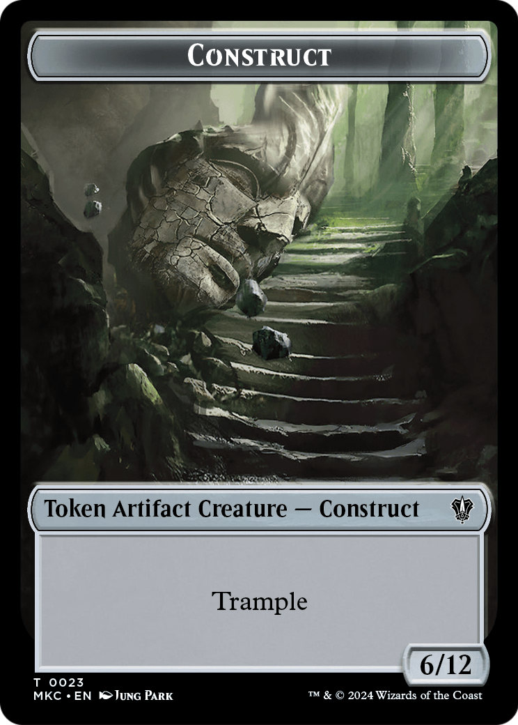 Construct  [Murders at Karlov Manor Commander Tokens] Foil
