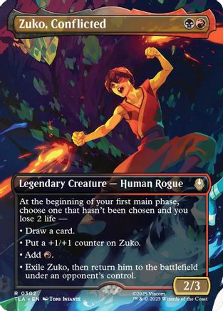 Zuko, Conflicted (Borderless)  [Avatar: The Last Airbender]