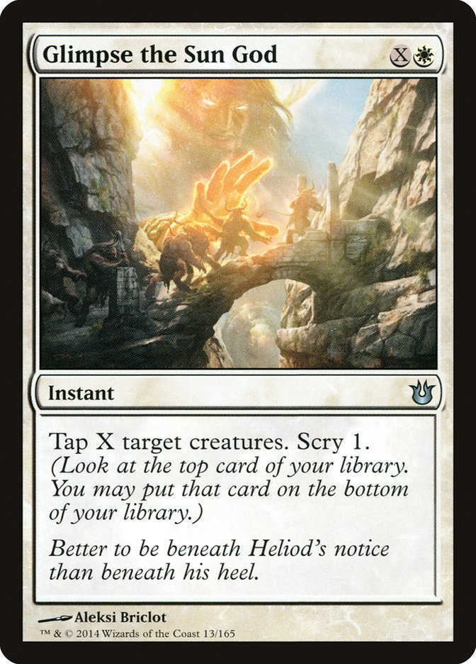 Glimpse the Sun God [Born of the Gods] Foil