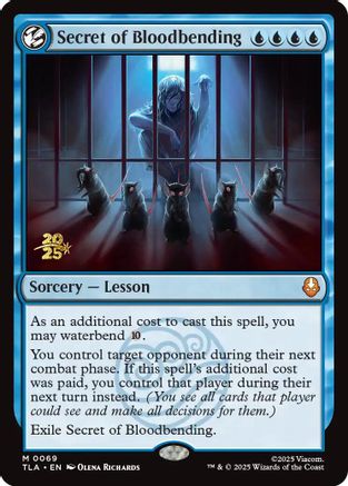 Secret of Bloodbending  [Prerelease Cards] Foil