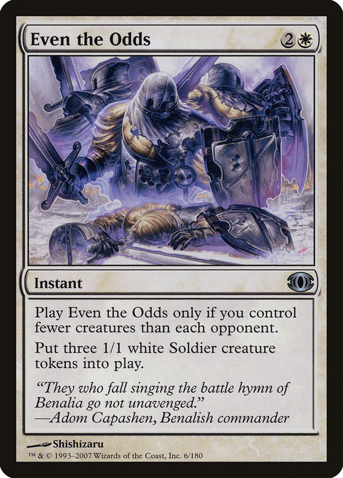 Even the Odds [Future Sight] Foil