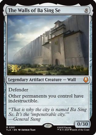 The Walls of Ba Sing Se  [Prerelease Cards] Foil
