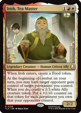 Iroh, Tea Master  [Prerelease Cards] Foil
